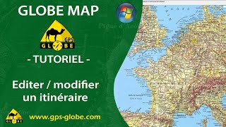 Globe Map  Leçon 2  Ouvrir et modifier un itinéraire tout terrain avec Globe Map [upl. by Aseena]