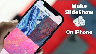 How to Make a Slideshow Video on Your iPhones 2 Minutes with Music [upl. by Eidurt829]