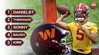 Where will Jayden Daniels rank on commanders Top10 QB List  BMitch amp Finlay [upl. by Irv]