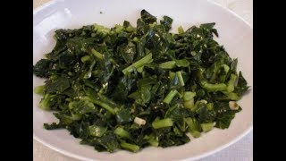 EASY Sauteed Kohlrabi Greens [upl. by Nednerb768]