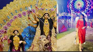 Durga Puja 2024 Bokaro  Dussehra Pandal hopping [upl. by Hospers]