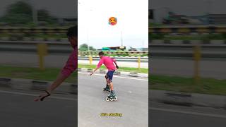 Speed Skating 👺🥵 trending shorts skating [upl. by Voltmer]