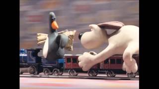 Wallace amp Gromit Train Chase Full HD [upl. by Namad]