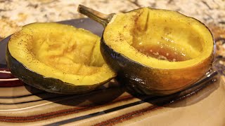 PERFECT ACORN SQUASH  MAPLE SYRUP ACRON SQUASH RECIPE  CHERYLS HOME COOKING [upl. by Aelyk479]