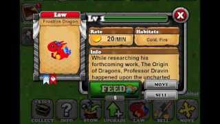 How to Breed Frostfire Dragon DragonVale Walkthrough [upl. by Danae]