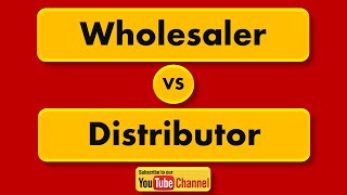 What is the Difference Wholesaler and Distributor in Retail Management [upl. by Ardnossac]