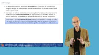 TE4 UD1 Recursos factores productivos y tecnología  MOOC 1184 [upl. by Vadim]