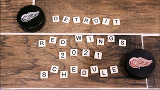 2021 Detroit Red Wings Schedule Release [upl. by Erdreid]