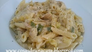 Pasta con Pollo y Salsa Béchamel [upl. by Puff908]