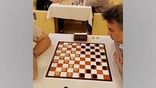 Misans  Shvartsman European Draughts Championship 2024 rapid [upl. by Einohpets127]