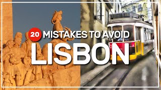 🙋🏻‍♂️ 20 MISTAKES 🚫 to avoid when you visit LISBON 🇵🇹 118 [upl. by Annovad]