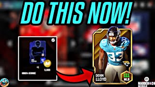 DO THIS NOW IN MADDEN MOBILE 25 SUPER IMPORTANT Madden Mobile 25 [upl. by Nivan483]