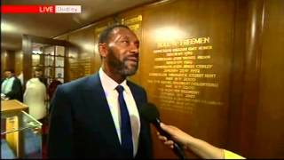 Dudley  West Midlands Lenny Henry receives [upl. by Moishe]