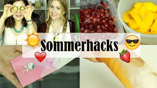 SOMMER HACKS  Tipps amp Hacks für heiße Tage und TopProdukte [upl. by Vlada]