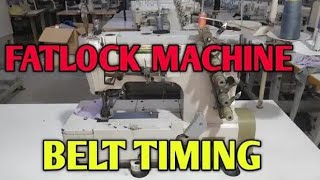 Flat Lock machine Looper Belt Timing Setting Sewing tutorial  How to setting machine [upl. by Goldarina86]