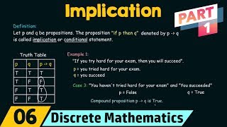 Logical Operators − Implication Part 1 [upl. by Nowd]