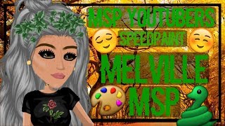 Melville MSP  MSP YouTubers Speedpaint ♥ JennySpeedPaints ♥ [upl. by Eniamert]