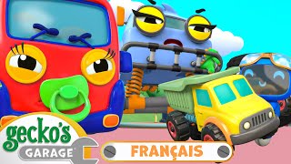 Partage le Jouet Bébé camion  ｜Le Garage de Gecko｜Camions pour enfants [upl. by Etteiluj]