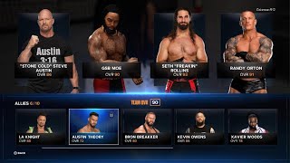 WWE 2K24 Ep 10 RAW VS SMACKDOWN RECRUITING MY TEAM FOR WAR GAMES  PS5 Gp [upl. by Ruthe]