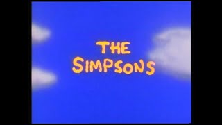 The Simpsons 1990  First Season 1 Opening Theme DVD Version [upl. by Rayna]