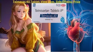 Telmavas 40 Tablet View Uses Side Effect Price thepharmacist heart telmisartan telmavas40 vir [upl. by Obaza]