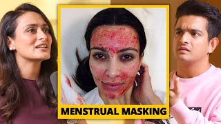 Should You Use Period Blood On Face  Top Skin Doctor Answers Menstrual Masking Explained [upl. by Leerzej]