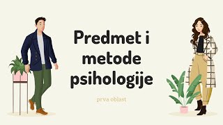 PREDMET I METODE PSIHOLOGIJE │ priprema za prijemni ispit [upl. by Kial]