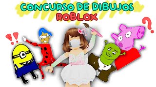 EL PEOR CONCURSO DE DIBUJOS EN ROBLOX 😩 [upl. by Nylinnej245]