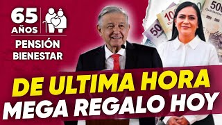 🥳Mega Regalo Pension Bienestar 🤑💯 Felicidades Si Naciste En 19501980 📆Pension Bienestar 2024 [upl. by Yeldoow]