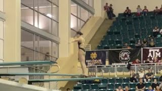 Haley Hernandezs Perfect 405C Dive  Womens NCAA Championships 2022 [upl. by Nocam]