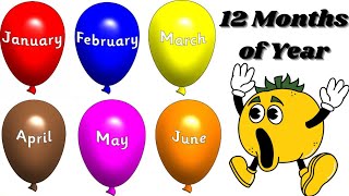 Months of the Year Song  The Singing Crayons [upl. by Eeryk]