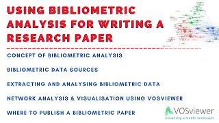 How to use Bibliometric Analysis for Writing a Research Paper [upl. by Bej328]