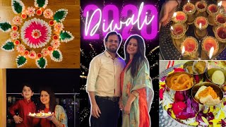 Diwali Celebration in London UK  under Lockdown  Diwali in UK  DiwaliVlog2020 [upl. by Itnuahsa]