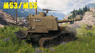 World of Tanks M53M55  4 Kills 4K Damage [upl. by Pacheco393]