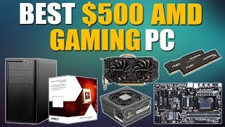 Great 500 AMD Gaming PC Build Budget 1080p Gaming PC November 2015 [upl. by Oswald]