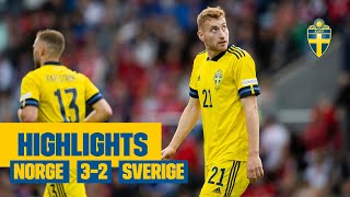 Highlights Norge  Sverige 32  Nations League  Tung förlust [upl. by Ted]