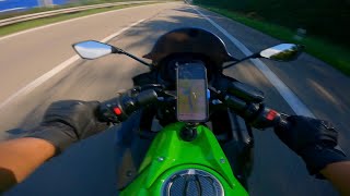 Ninja 650 auf der Autobahn [upl. by Iphigeniah508]