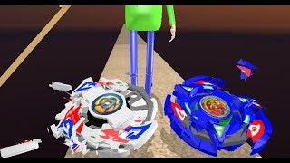 BeyBlade Vs Baldis beyblade basics  Dragoon and Dranzer [upl. by Atinahs]