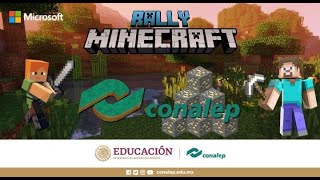 Webinar Rally Minecraft CONALEP Construyendo mi entorno [upl. by Earesed]