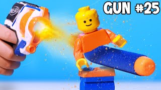 50 NERF Guns vs LEGO [upl. by Anallij]