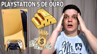 A POLÊMICA DO YOUTUBER QUE OBTEVE UM PLAYSTATION 5 DE OURO NO BRASIL SE TORNA GOLPE CUIDADO 😧😧😧 [upl. by Fasano]