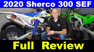 Best 4 Stroke Yet 2020 Sherco 300 SEF Factory Full Review  Dirt Bike [upl. by Yennek]