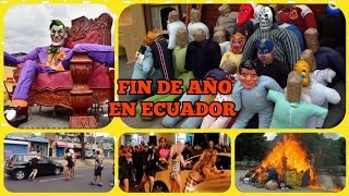 Tradiciones en Ecuador por fin de año ✨🇪🇨Ecuador findeaño viudas viudas [upl. by Susejedesoj]