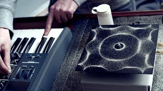 Cymatics Chladni Plate  Sound Vibration and Sand [upl. by Julietta404]