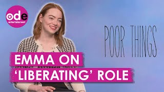 Emma Stone on Those Poor Things SPICY Scenes [upl. by Livingston]