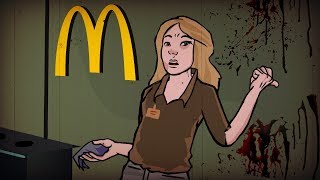 CREEPIEST MCDONALDS HORROR STORY ANIMATED [upl. by Acireh]