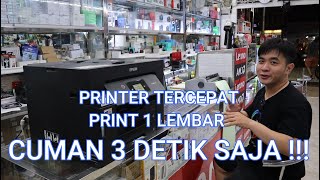 PRINTER TERCEPAT PRINT 1 LEMBAR HANYA 3 DETIK  REVIEW KECEPATAN PRINTER EPSON M15140 [upl. by Salomone716]