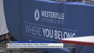 Westerville school board weighing religious absence policy [upl. by Anoirb860]