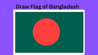 How To Draw Flag of Bangladesh in Right Way In MS Word MS Word এ বাংলাদেশের পতাকা অঙ্কন । [upl. by Ijat]