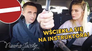 Kursantka wściekła się na instruktora Nauka jazdy [upl. by Leigh]